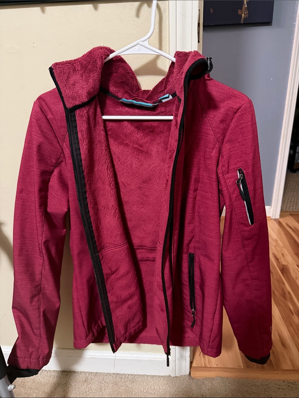 Free Country Pink Fleece-Lined Jacket